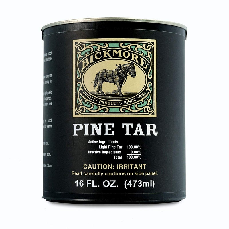 Pine Tar 16 oz | 100% Pure | Natural Sealant for Horse Hooves & Wood Preservative for Decks, Fences, Barns, and Outdoor Wood | Protects, Seals & Conditions | Made in USA